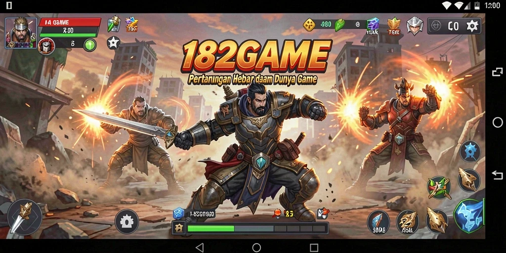 Tampilan gameplay menarik dari 182GAME dengan aksi pertarungan seru.
