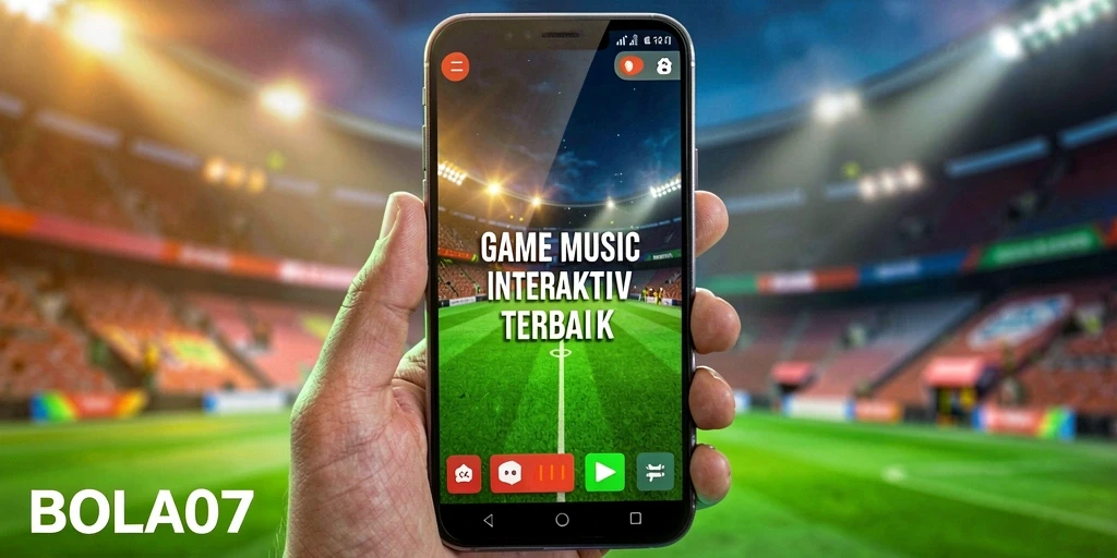 Screenshot gameplay BOLA07 menampilkan momen menegangkan saat bermain musik.