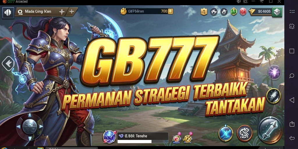 Tampilan gameplay menegangkan dalam permainan strategi GB777.