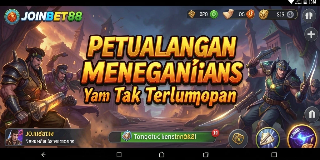 Tampilan gameplay <strong>JOINBET88</strong> yang menampilkan aksi seru dalam petualangan.