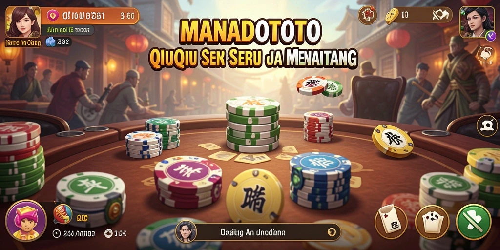 Tampilan gameplay QiuQiu yang seru di MANADOTOTO.
