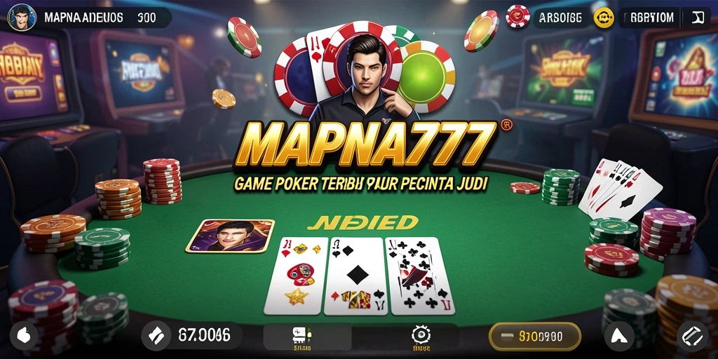 Tampilan gameplay MAPNA777 dengan suasana Poker yang seru.