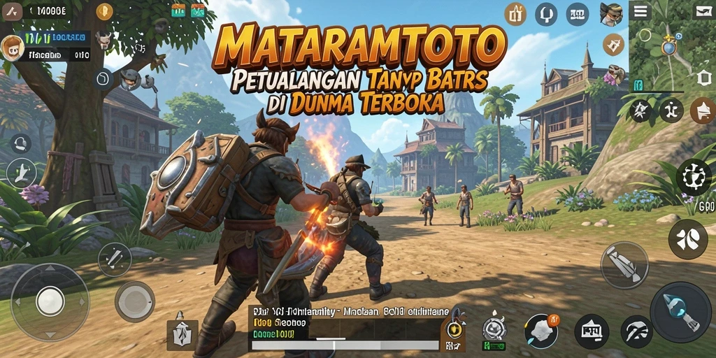 Tampilan menarik dari dunia terbuka di MATARAMTOTO yang penuh petualangan.