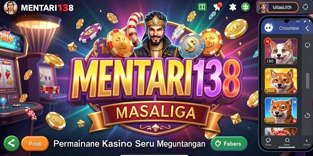 Tampilan menarik dari permainan Kasino di MENTARI138.