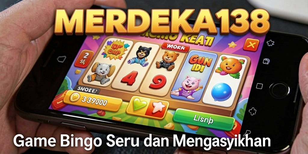 Tampilan gameplay Bingo seru di MERDEKA138.