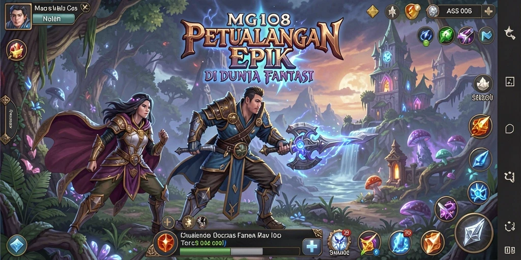 Screenshot menampilkan gameplay seru dalam petualangan MG108.