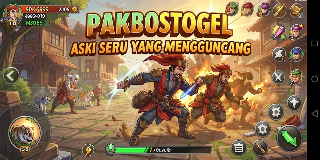 Gameplay seru di PAKBOSTOGEL dengan aksi mendebarkan.