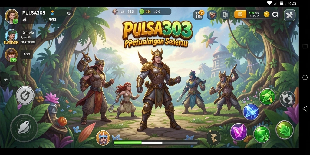 Tampilan gameplay PULSA303 yang dinamis dan penuh aksi.