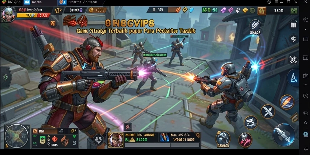 Tampilan gameplay yang menegangkan dalam SVIP8.